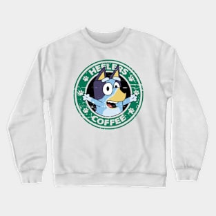 bluey coffee Crewneck Sweatshirt